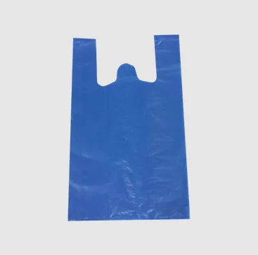 Blue medium carrier bags