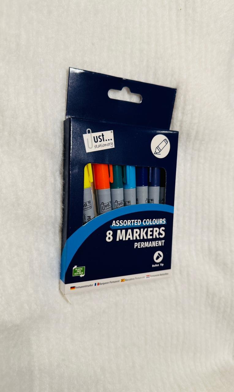 8  Permanent Markers