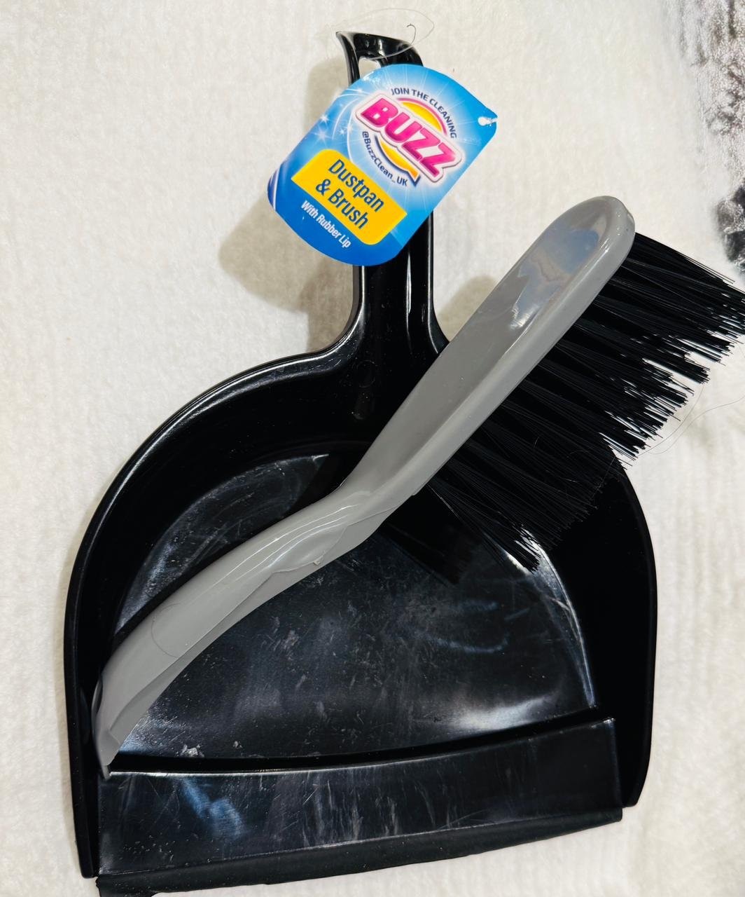 Dust pan and brush set