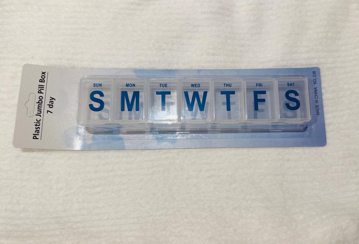 Medicines jumbo pill box