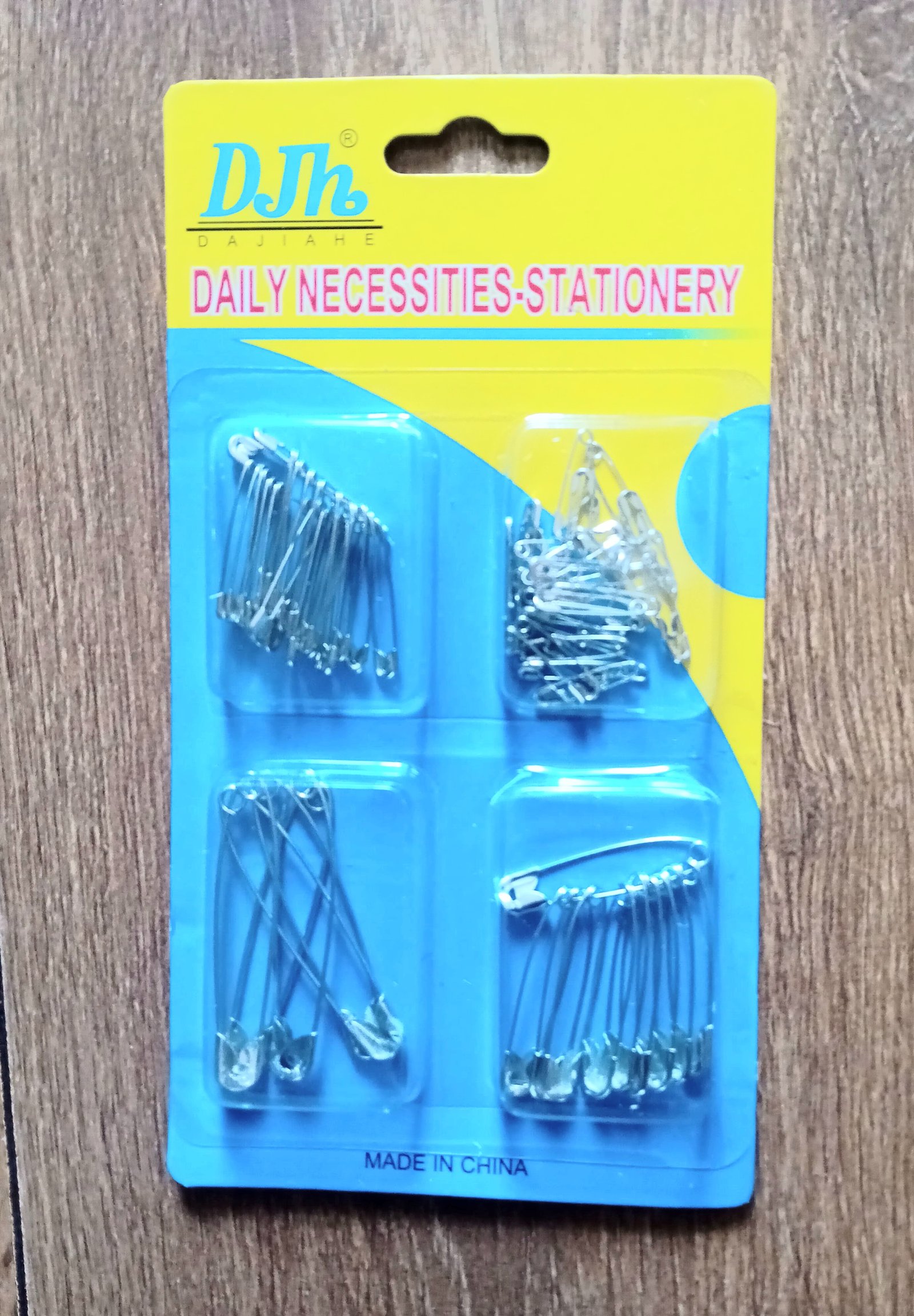 Safety pins packs